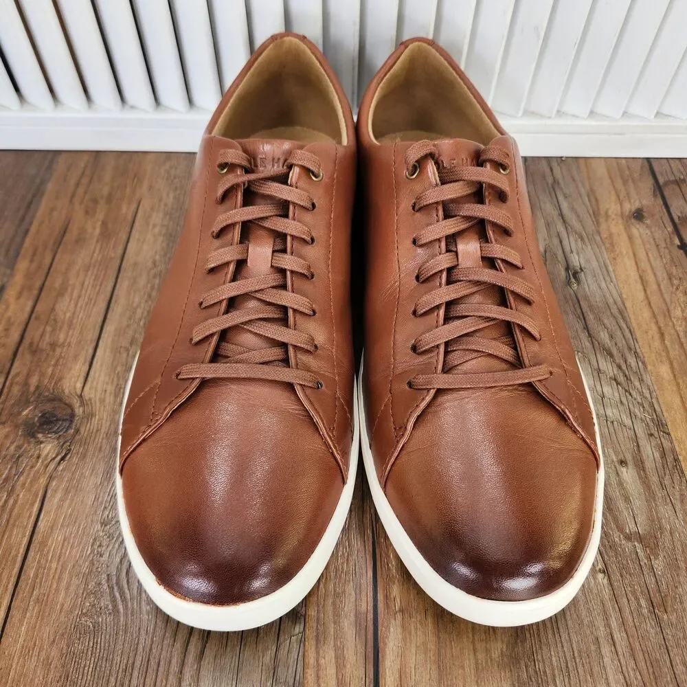 Cole Haan Grand Crosscourt II Sneakers Mens Size 11 M Brown Leather Shoes C26521